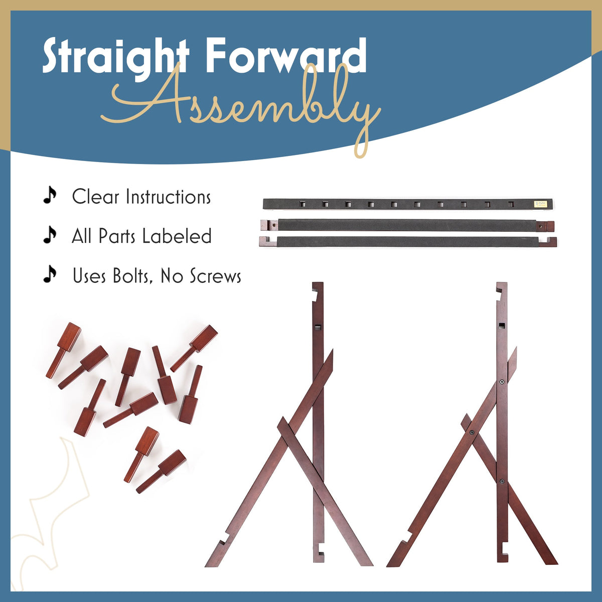 AltaTrak - Wood Guitar Rack V2