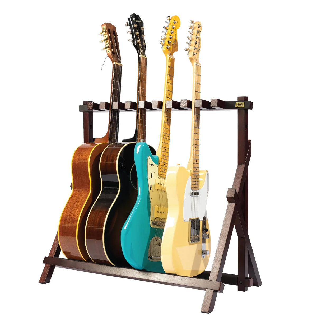 Fender Classic Series Case Stand - 7 Guitar BRN « Instrument Stand