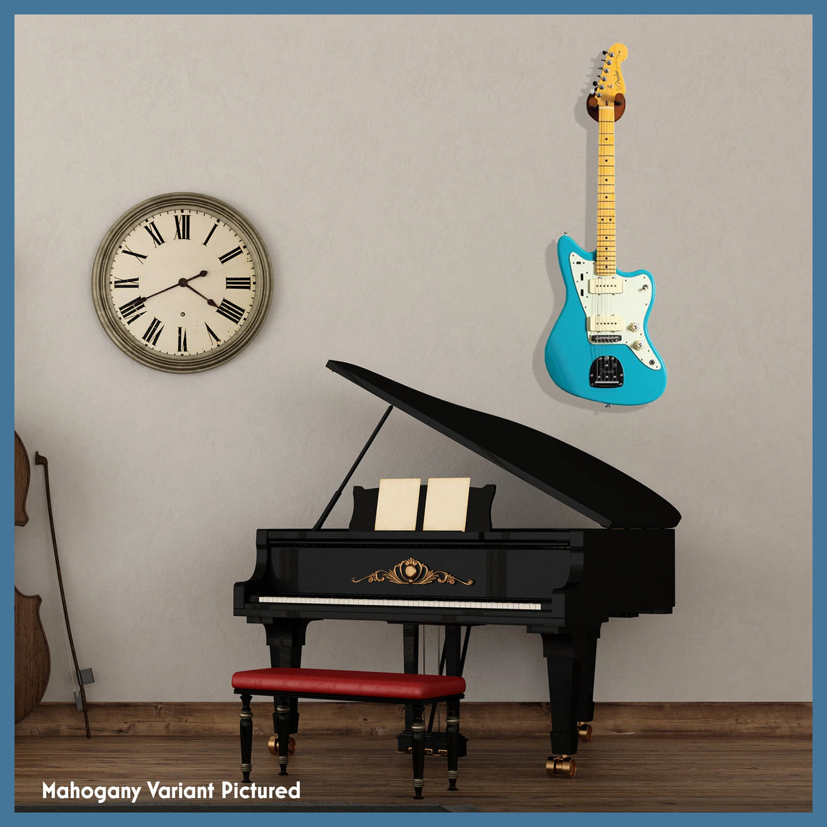 Mudenza - Wood Guitar Wall Hanger - Triōnēs Bundle