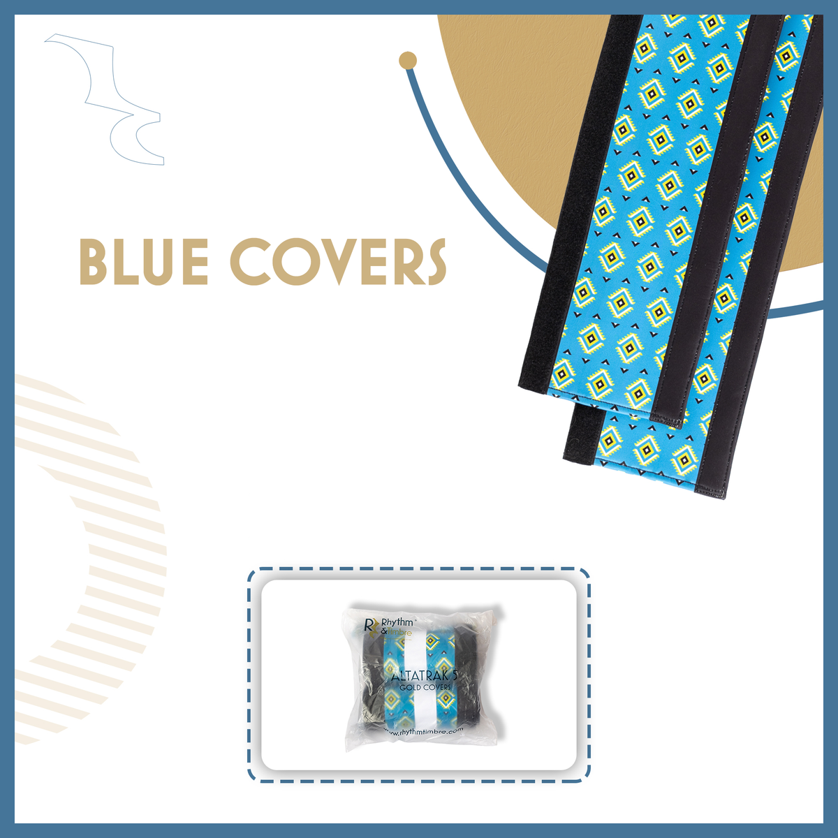 AltaTrak - Wood Guitar Rack - Cloth Covers